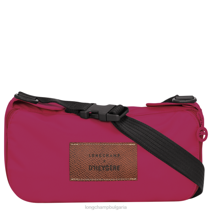 розово Жени чанта/раница през рамо чанти Longchamp X D'heygere 6084PZ325