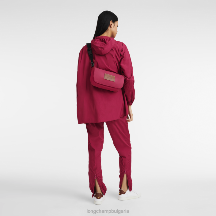 розово Жени чанта/раница през рамо чанти Longchamp X D'heygere 6084PZ325