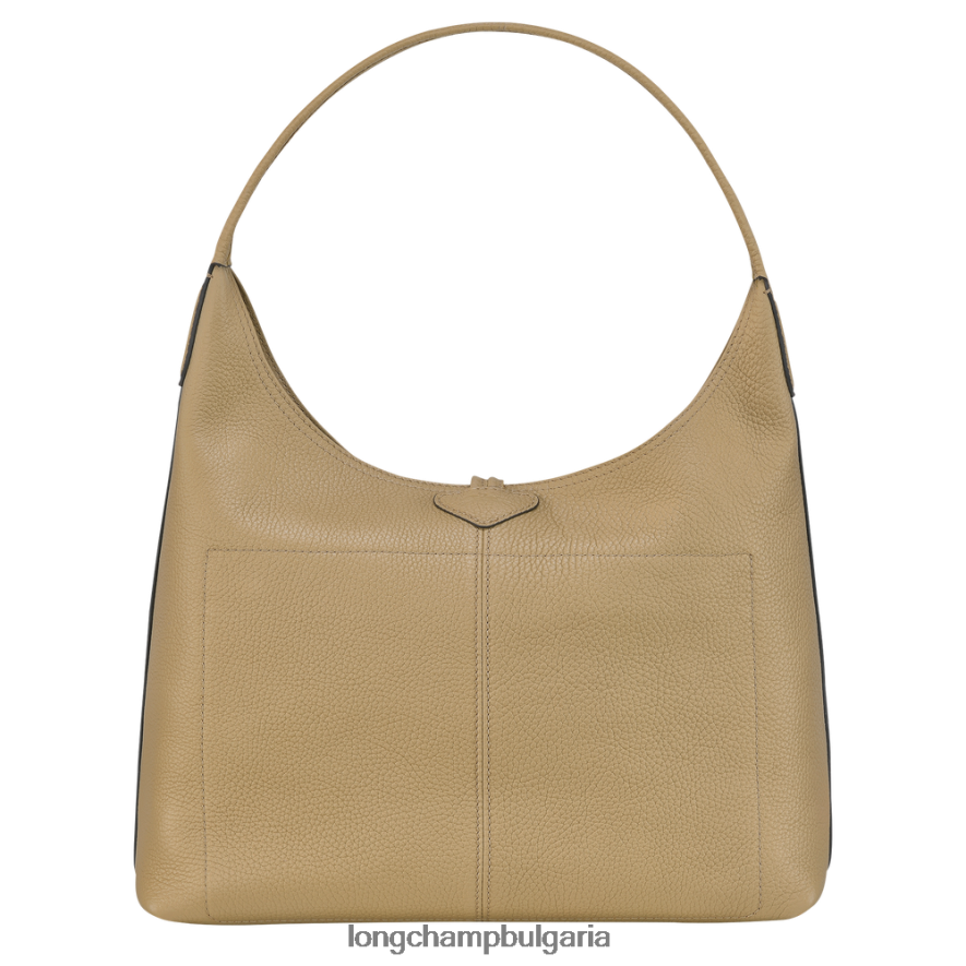 бежово Жени чанта Roseau Essential Hobo чанти Longchamp 6084PZ32