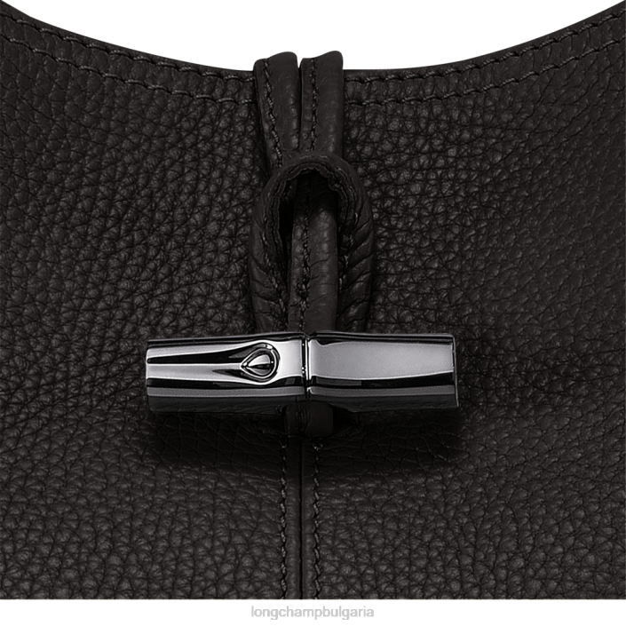 черен Жени чанта Roseau Essential Hobo чанти Longchamp 6084PZ357