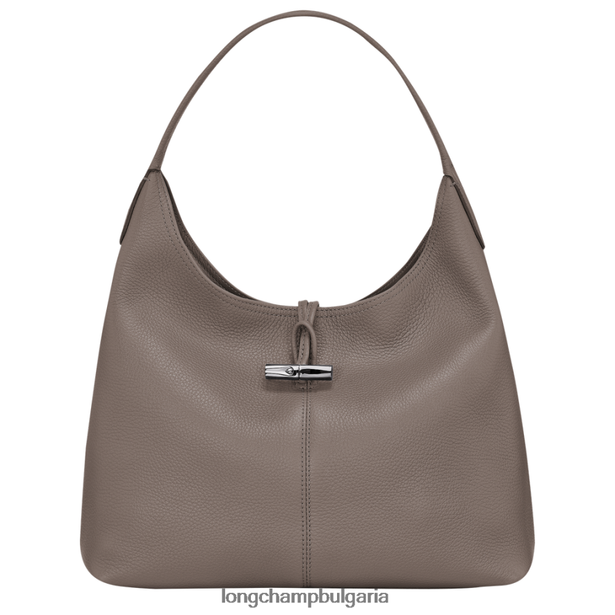 сиво Жени чанта Roseau Essential Hobo чанти Longchamp 6084PZ358