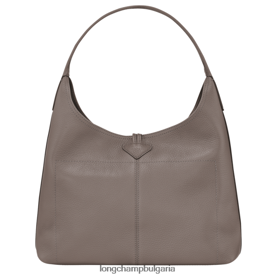 сиво Жени чанта Roseau Essential Hobo чанти Longchamp 6084PZ358