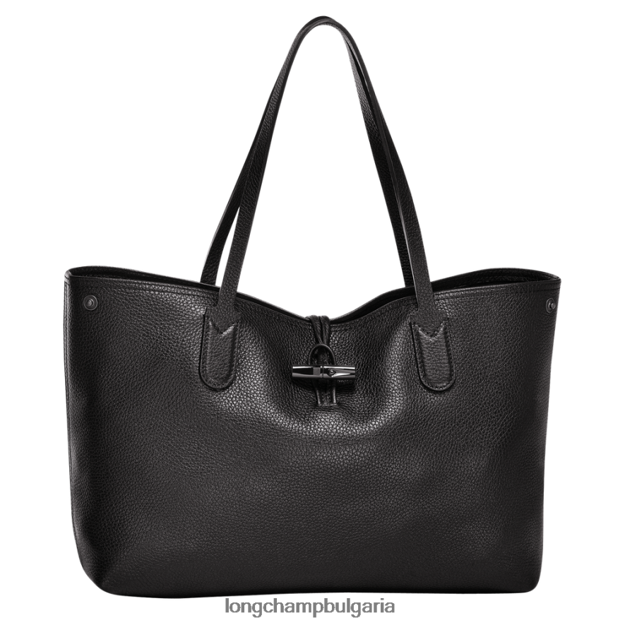 черен Жени чанта Roseau Essential Tote чанти Longchamp 6084PZ360