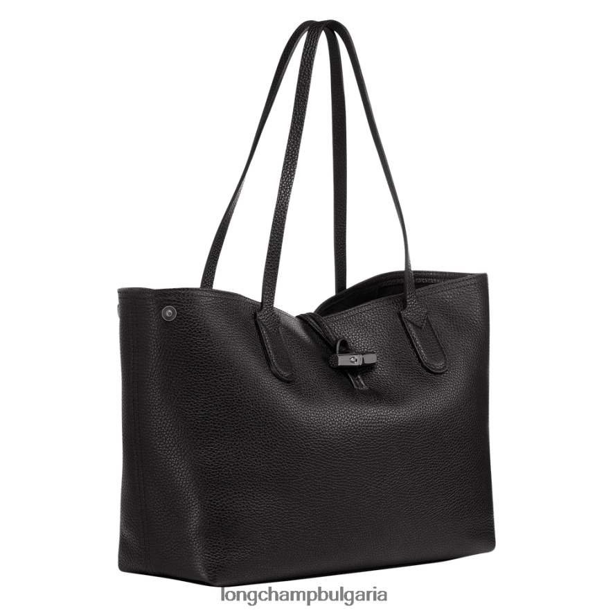 черен Жени чанта Roseau Essential Tote чанти Longchamp 6084PZ360