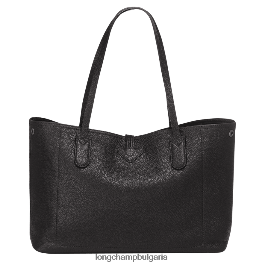 черен Жени чанта Roseau Essential Tote чанти Longchamp 6084PZ360