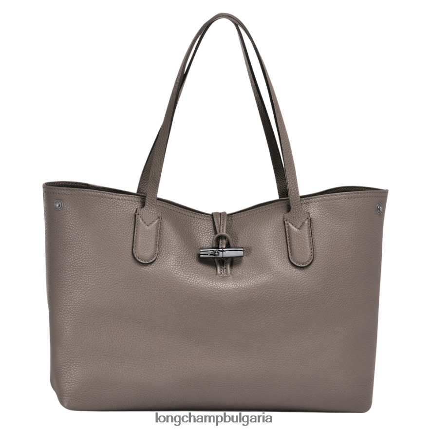 сиво Жени чанта Roseau Essential Tote чанти Longchamp 6084PZ362