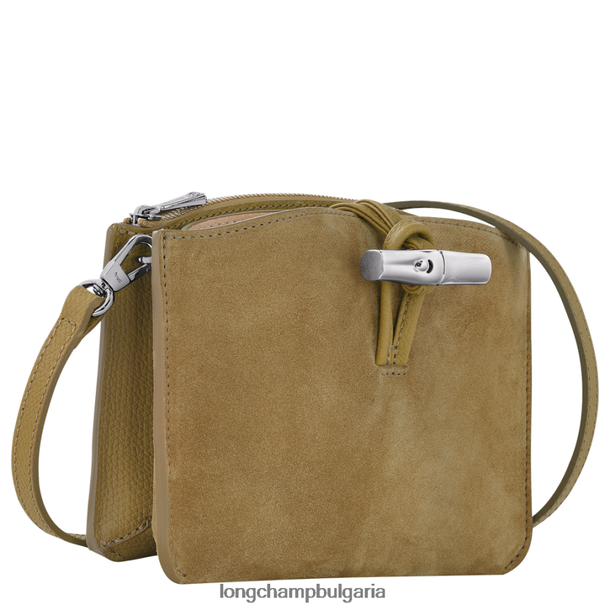 бронз Жени чанта през рамо Roseau чанти Longchamp 6084PZ257