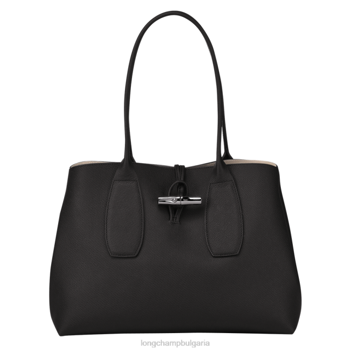 черен Жени чанта Roseau чанти Longchamp 6084PZ368