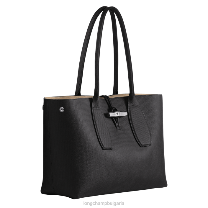черен Жени чанта Roseau чанти Longchamp 6084PZ368