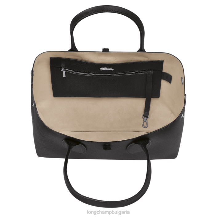 черен Жени чанта Roseau чанти Longchamp 6084PZ368