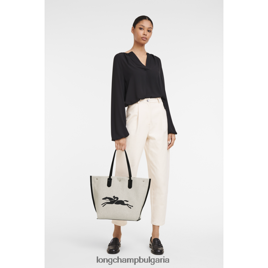 екрю Жени чанта Roseau чанти Longchamp 6084PZ381