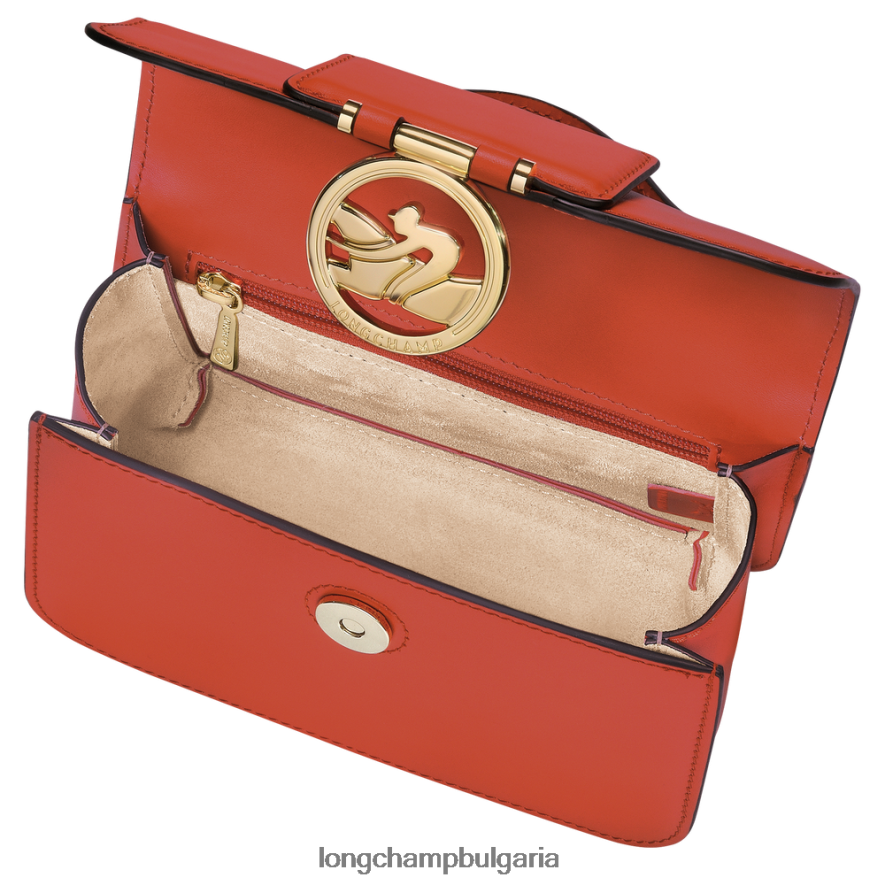 оранжево Жени чанта за кръстосано тяло box-trot чанти Longchamp 6084PZ21