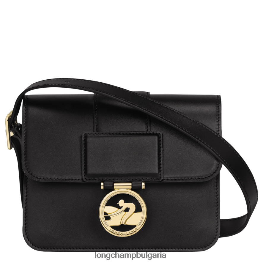 черен Жени чанта за кръстосано тяло box-trot чанти Longchamp 6084PZ228