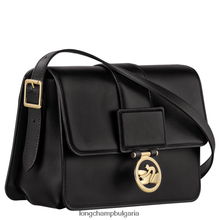 черен Жени чанта за кръстосано тяло box-trot чанти Longchamp 6084PZ231