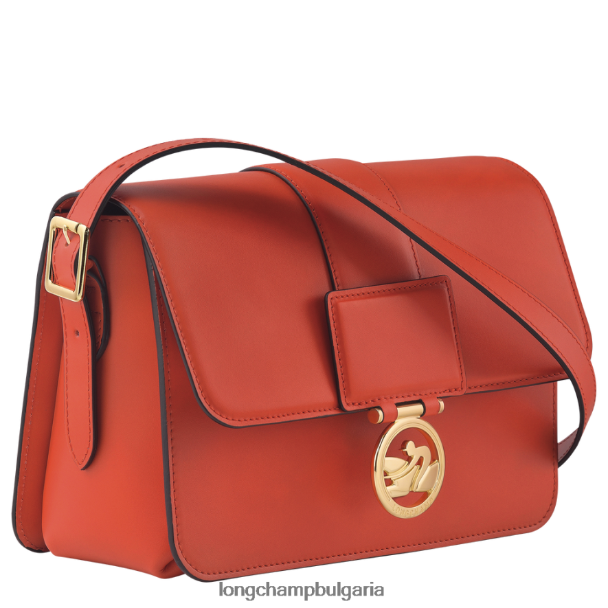 оранжево Жени чанта за кръстосано тяло box-trot чанти Longchamp 6084PZ232