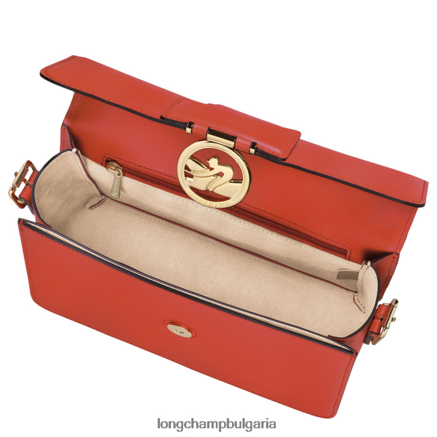 оранжево Жени чанта за кръстосано тяло box-trot чанти Longchamp 6084PZ232