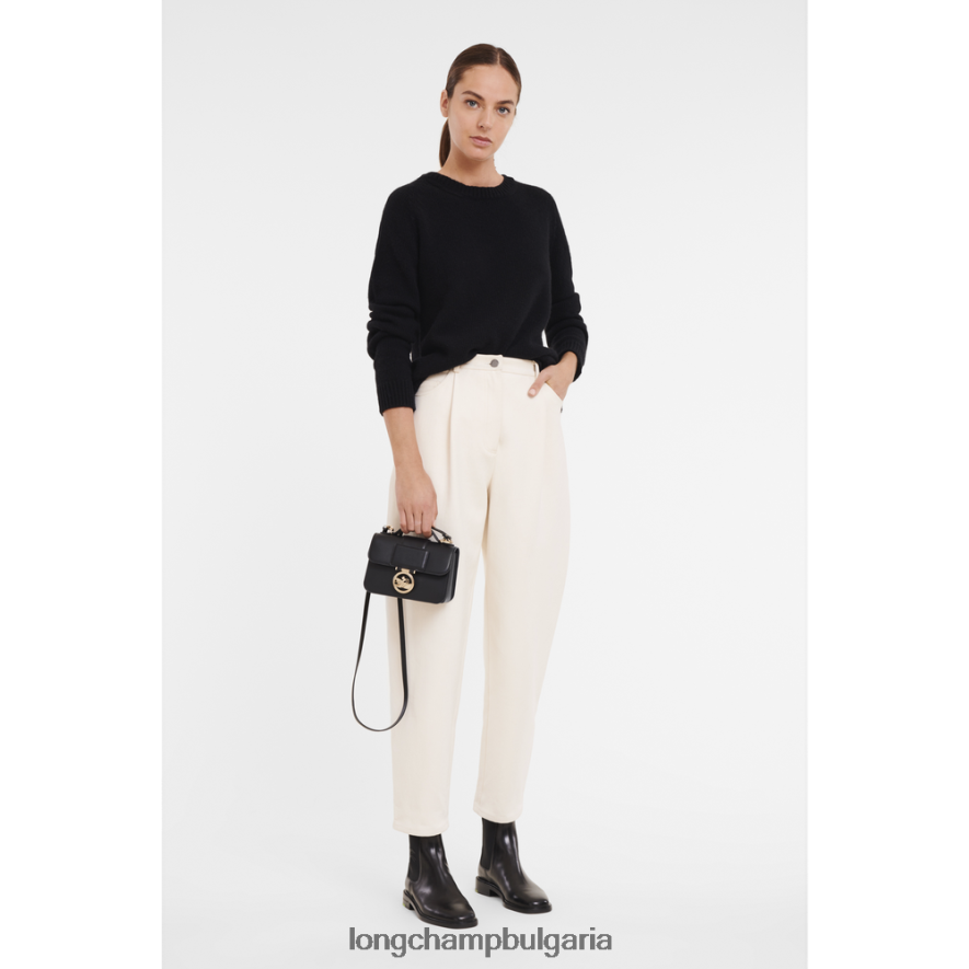 черен Жени чанта за кръстосано тяло box-trot чанти Longchamp 6084PZ235