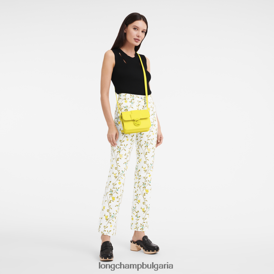 лимон Жени чанта за кръстосано тяло box-trot чанти Longchamp 6084PZ239