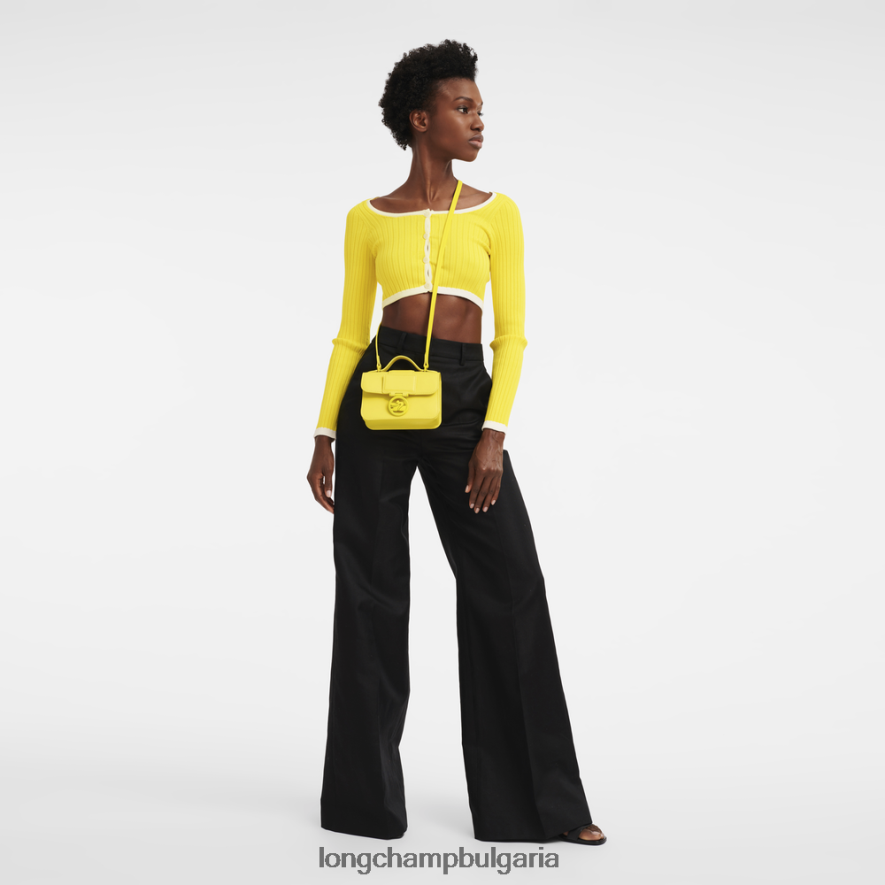 лимон Жени чанта за кръстосано тяло box-trot чанти Longchamp 6084PZ241