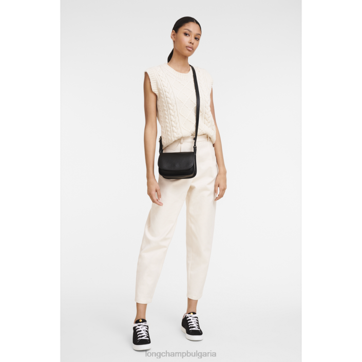 черен Жени чанта за кръст le foulonne чанти Longchamp 6084PZ261