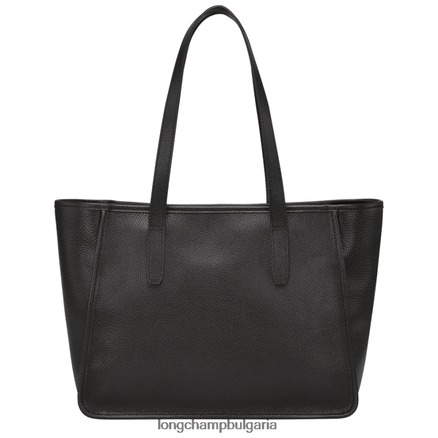 черен Жени чанта le foulonne чанти Longchamp 6084PZ384