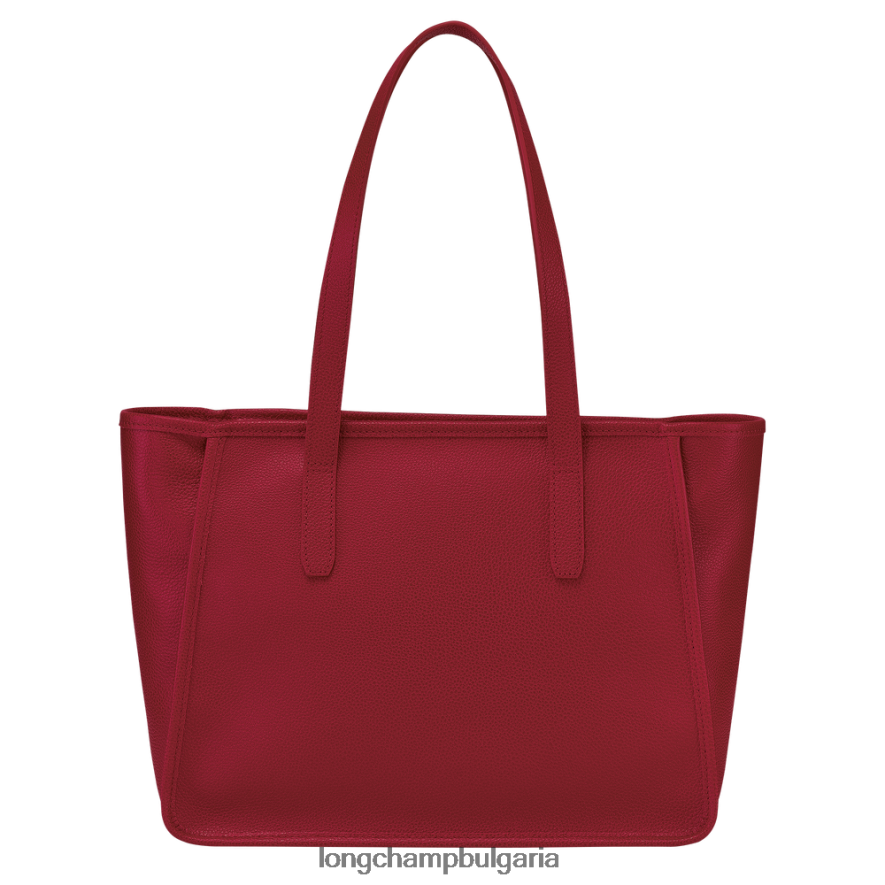 червен Жени чанта le foulonne чанти Longchamp 6084PZ386