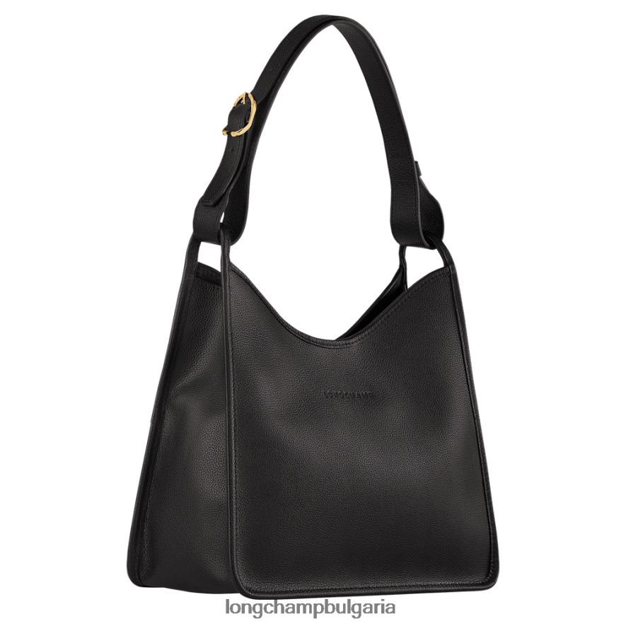 черен Жени le foulonne скитник чанта чанти Longchamp 6084PZ388