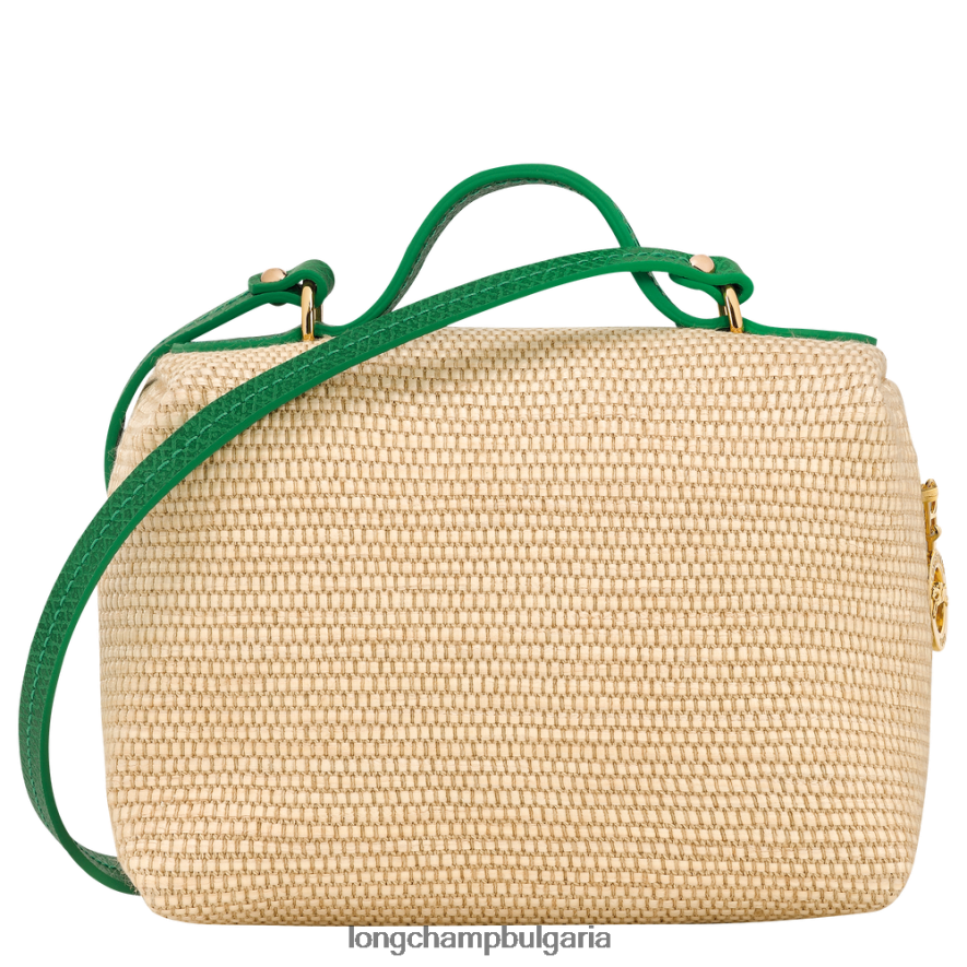 зелено Жени le panier pliage суета чанти Longchamp 6084PZ216