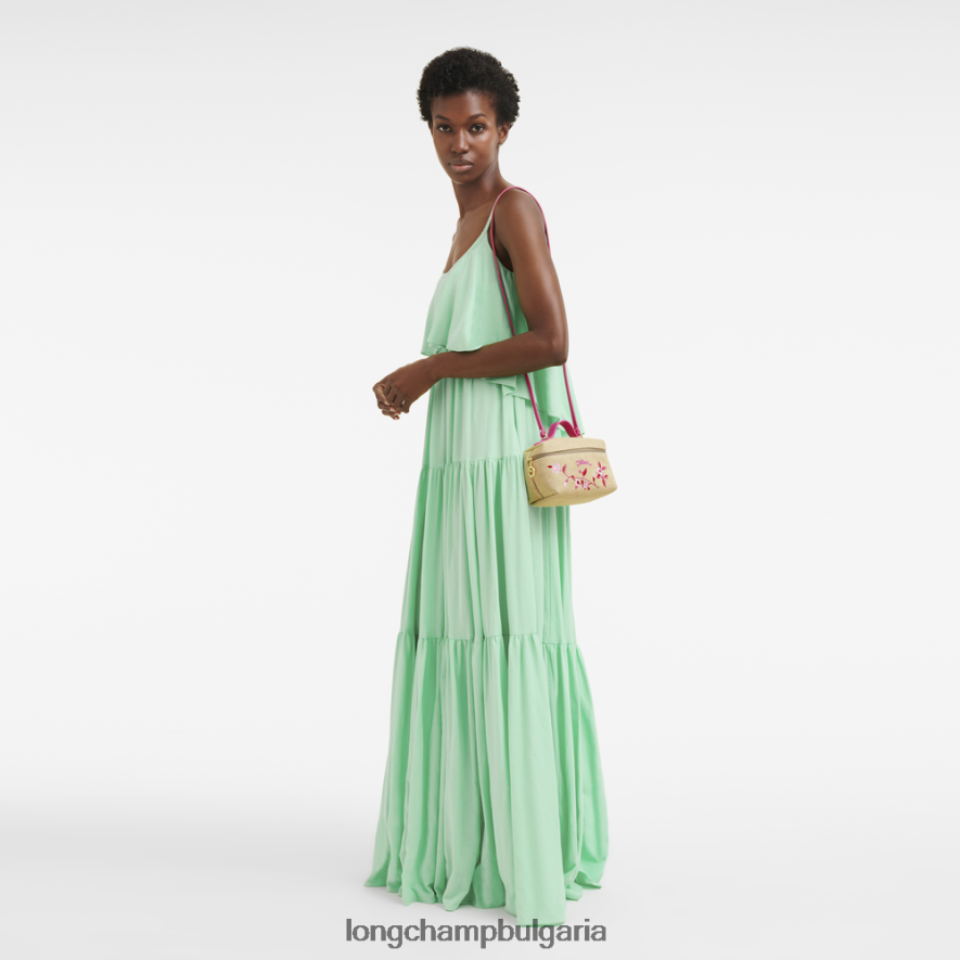 фуксия Жени le panier pliage суета чанти Longchamp 6084PZ217