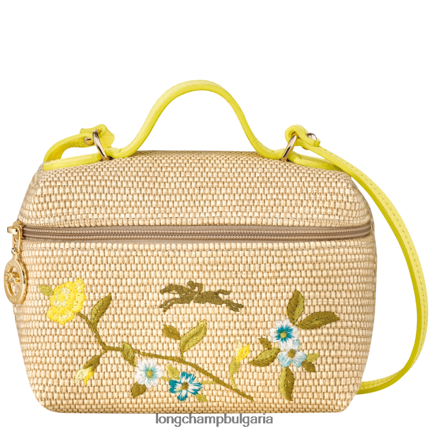 жълто Жени le panier pliage суета чанти Longchamp 6084PZ27