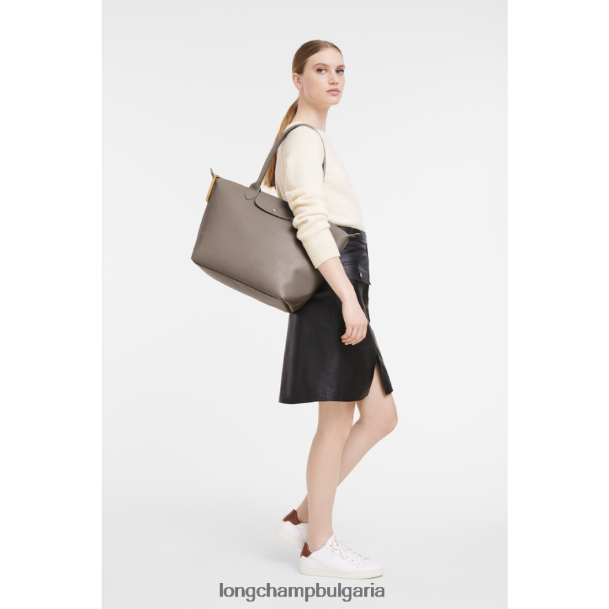 кафяво Жени градска чанта le pliage чанти Longchamp 6084PZ349