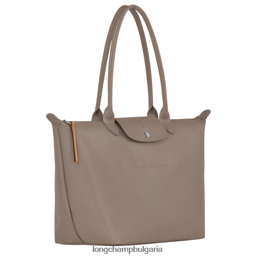 кафяво Жени градска чанта le pliage чанти Longchamp 6084PZ349