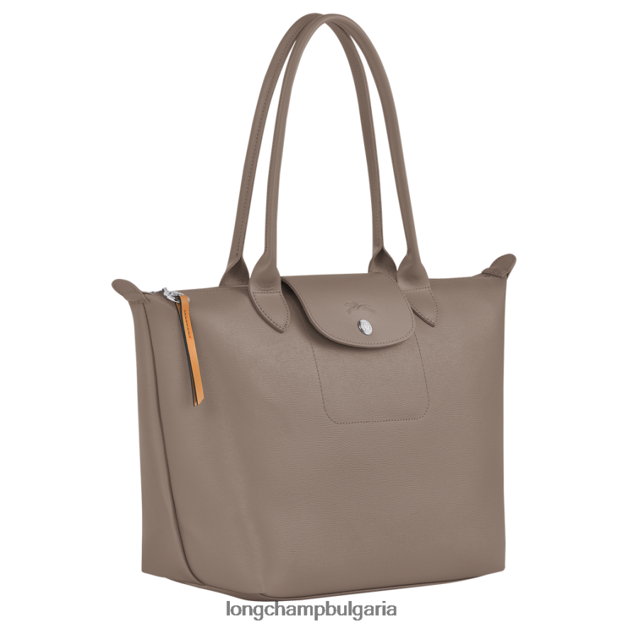 кафяво Жени градска чанта le pliage чанти Longchamp 6084PZ353