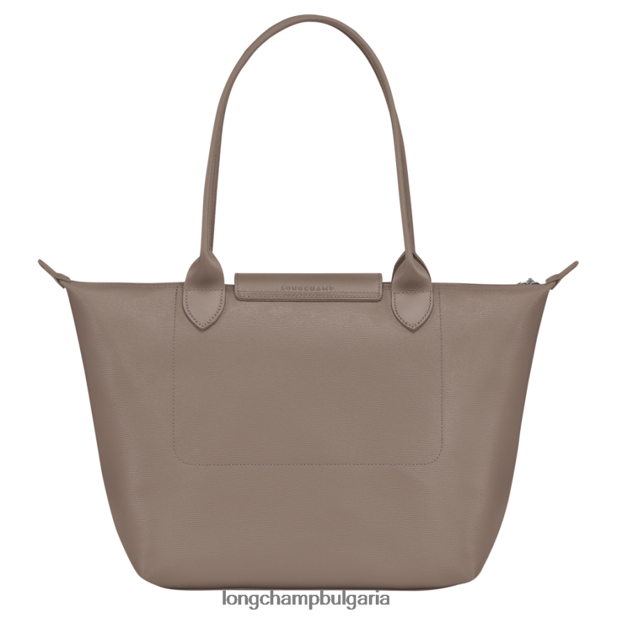 кафяво Жени градска чанта le pliage чанти Longchamp 6084PZ353
