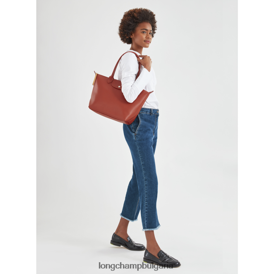 теракота Жени градска чанта le pliage чанти Longchamp 6084PZ354