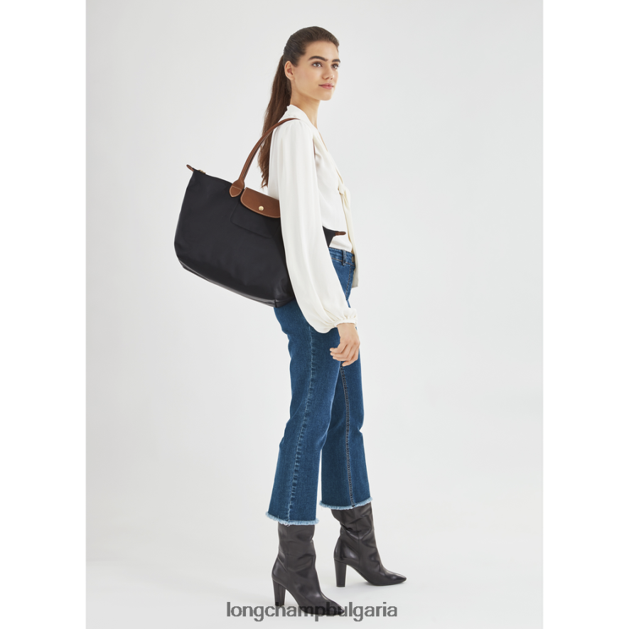 черен Жени оригинална чанта le pliage чанти Longchamp 6084PZ38