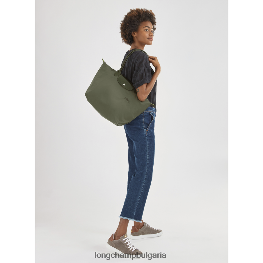 гора Жени зелена чанта le pliage чанти Longchamp 6084PZ403