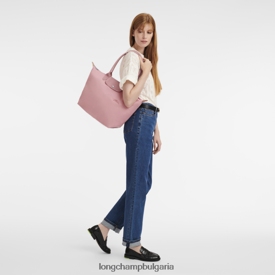 венчелистче розово Жени зелена чанта le pliage чанти Longchamp 6084PZ408