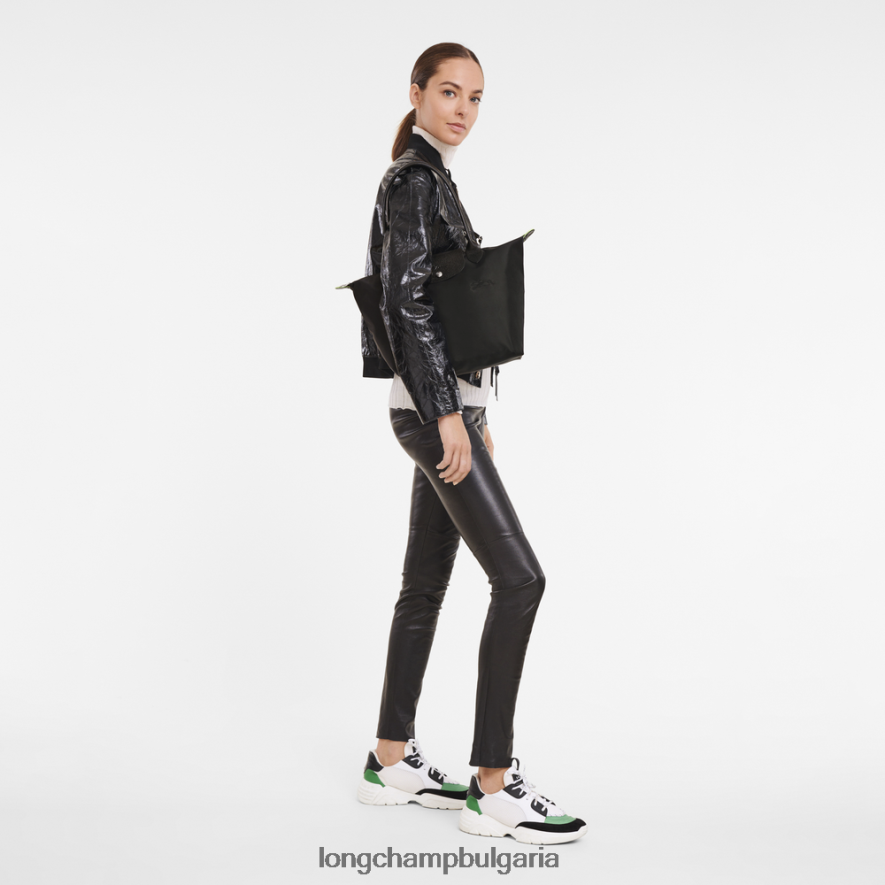 черен Жени зелена чанта le pliage чанти Longchamp 6084PZ409