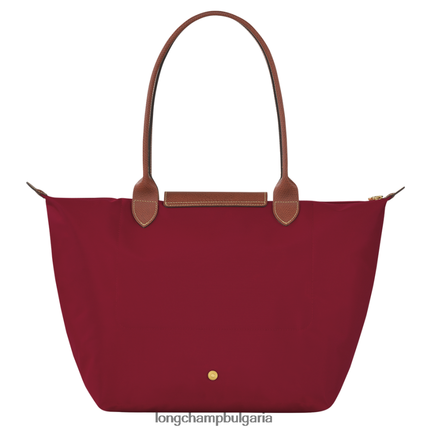 червен Жени оригинална чанта le pliage чанти Longchamp 6084PZ416
