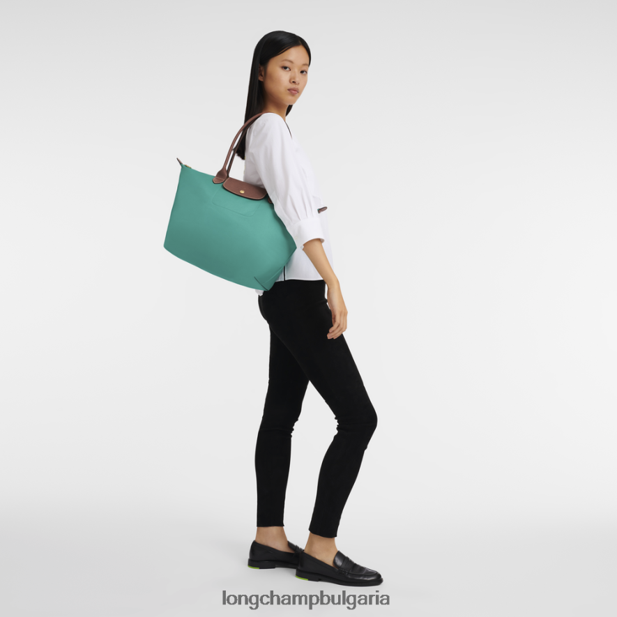 тюркоаз Жени оригинална чанта le pliage чанти Longchamp 6084PZ418