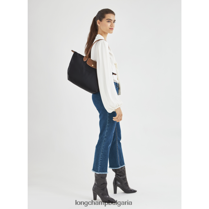черен Жени оригинална чанта le pliage чанти Longchamp 6084PZ421