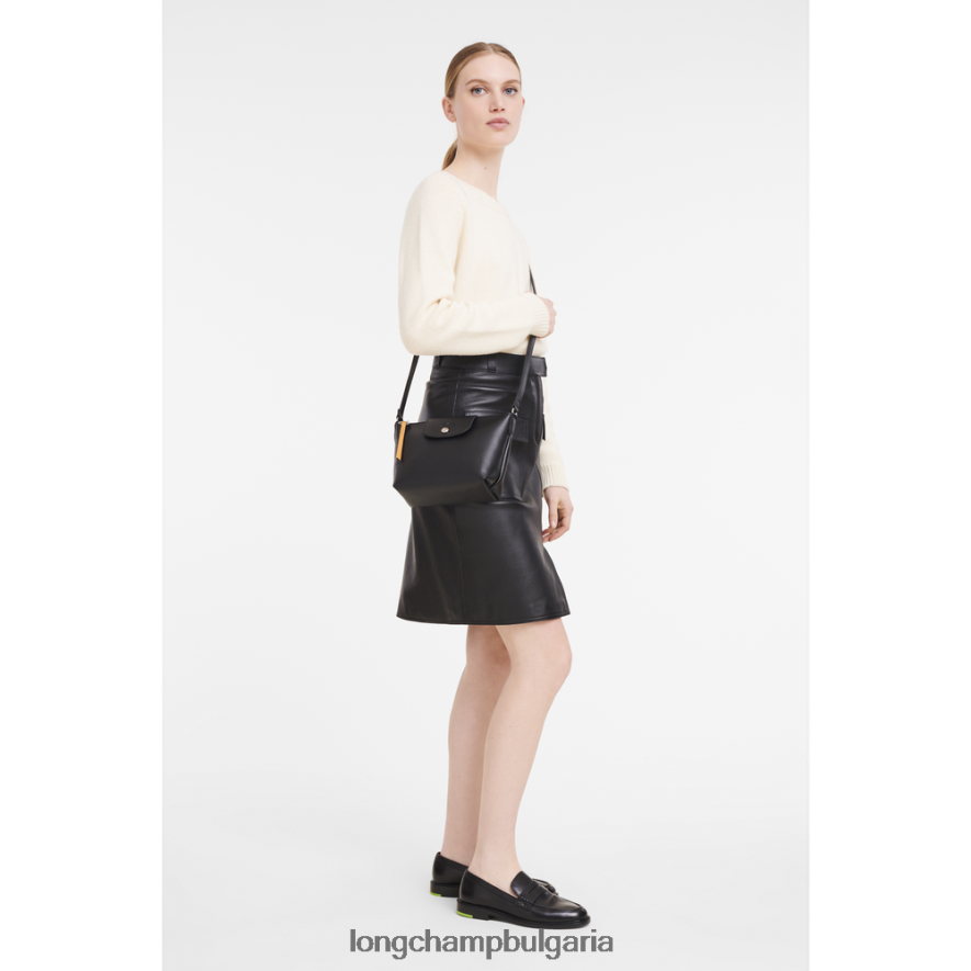 черен Жени le pliage city чанта през рамо чанти Longchamp 6084PZ223