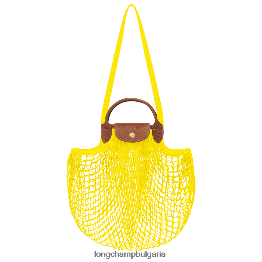 лимон Жени le pliage filet mesh bag чанти Longchamp 6084PZ2