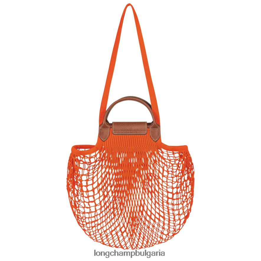 оранжево Жени le pliage filet mesh bag чанти Longchamp 6084PZ3