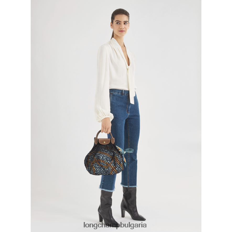 червен Жени le pliage filet mesh bag чанти Longchamp 6084PZ4