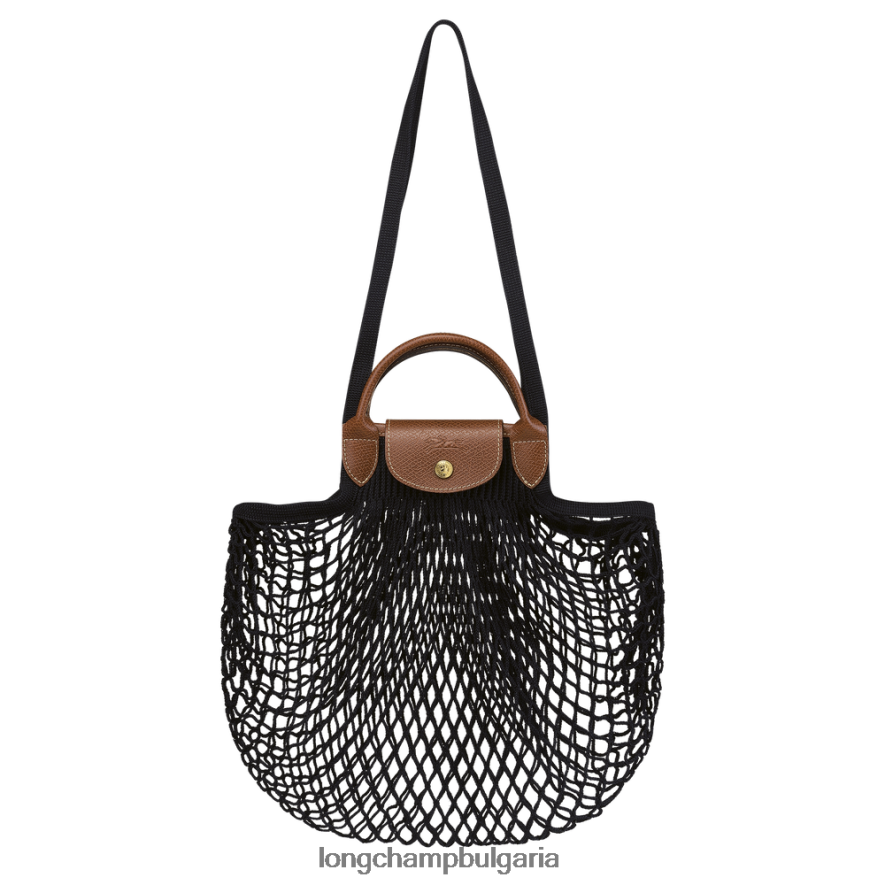 черен Жени le pliage filet mesh bag чанти Longchamp 6084PZ65