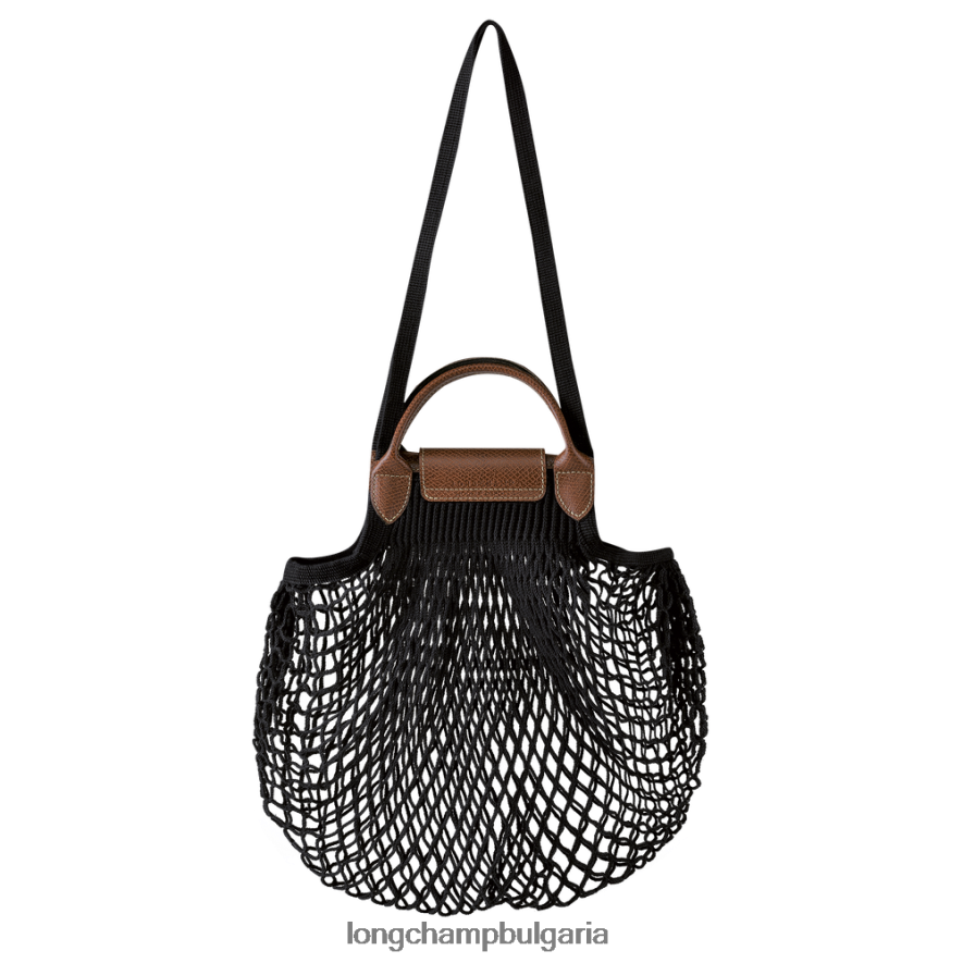 черен Жени le pliage filet mesh bag чанти Longchamp 6084PZ65