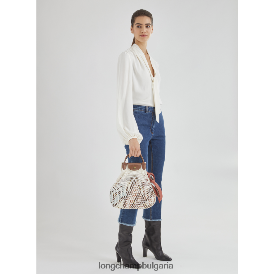 екрю Жени le pliage filet mesh bag чанти Longchamp 6084PZ66