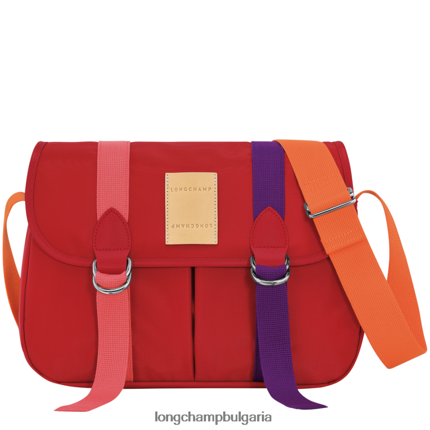 червен Жени le pliage re-play чанта през рамо чанти Longchamp 6084PZ210